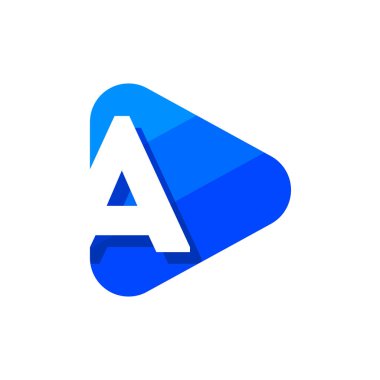 Vektör Logo harf A. Bir mektup tasarlamak vektör