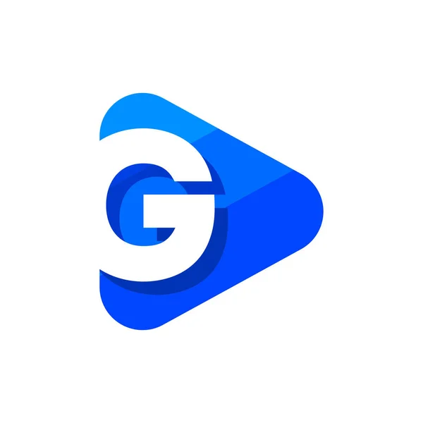 Vektör Logo mektup G. G harfi tasarlamak vektör
