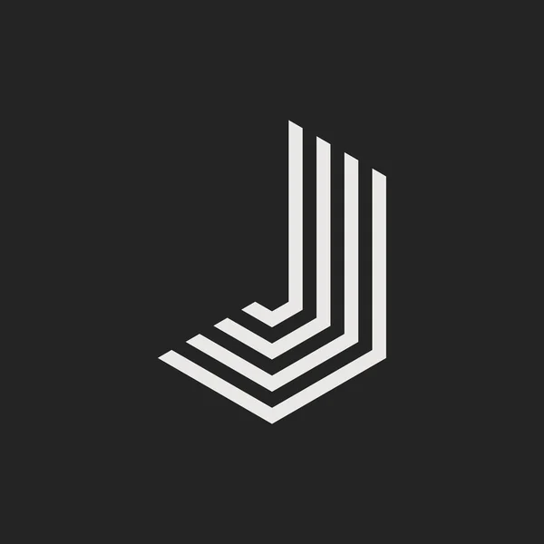 Сучасний Векторний Логотип Літера Літера Дизайн Вектор — стоковий вектор