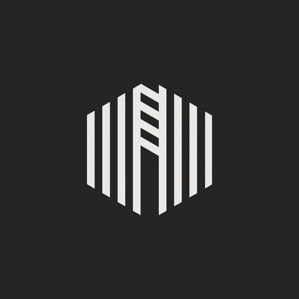 Modern vektör Logo mektup N. N harfi tasarlamak vektör