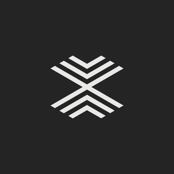 Modern vektör Logo mektup X. X harfi tasarlamak vektör