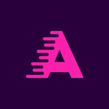 Vektör Logo harf A. Bir mektup tasarlamak vektör