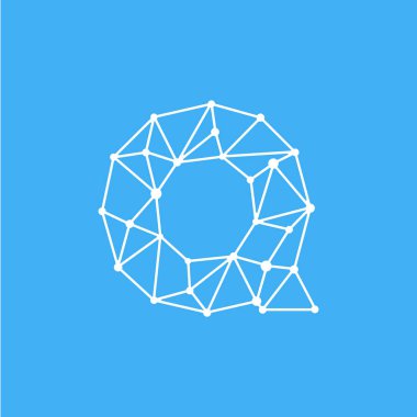 Modern vektör Logo mektup s. Q harfi tasarlamak vektör