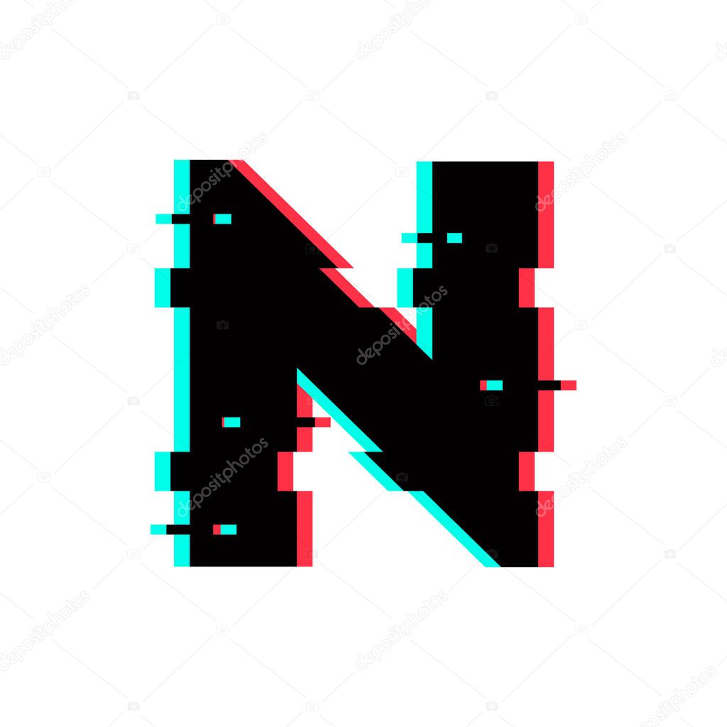 Modern Vector Logo Letter N. N Letter Design Vector