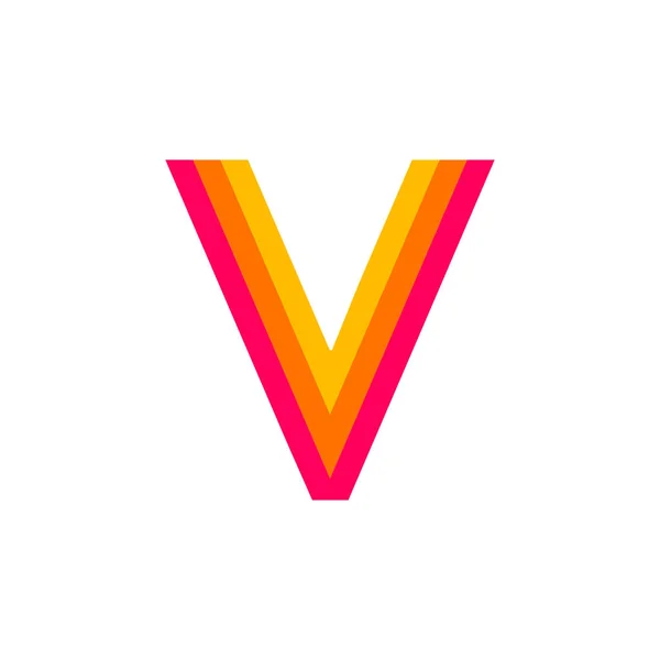 Moderner Vektor Logo Buchstabe Buchstabe Design Vektor — Stockvektor