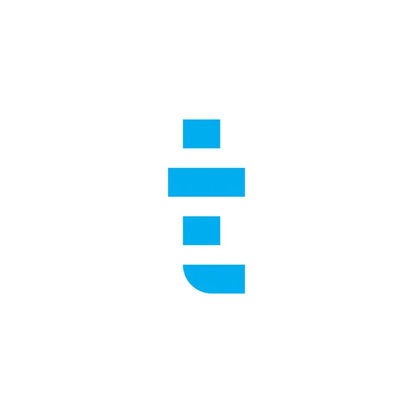 Logo Vettoriale Moderno Lettera Lettera Progettazione Strisce Vettoriali Con Angoli — Vettoriale Stock