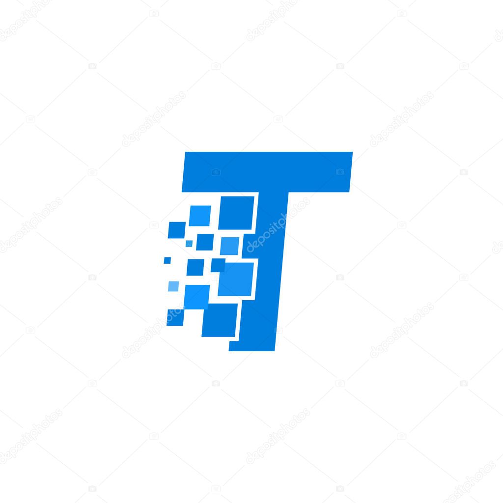 Modern Vector Logo Letter T. T Letter Design Vector