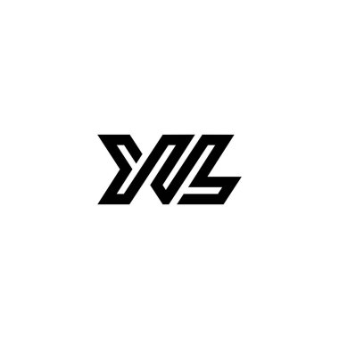 Çizgi vektör Logo harfleri Xl. Xl mektup tasarlamak vektör