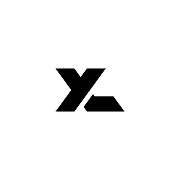 Logo Vectoriel Moderne Lettres Lettre Design Vecteur — Image vectorielle