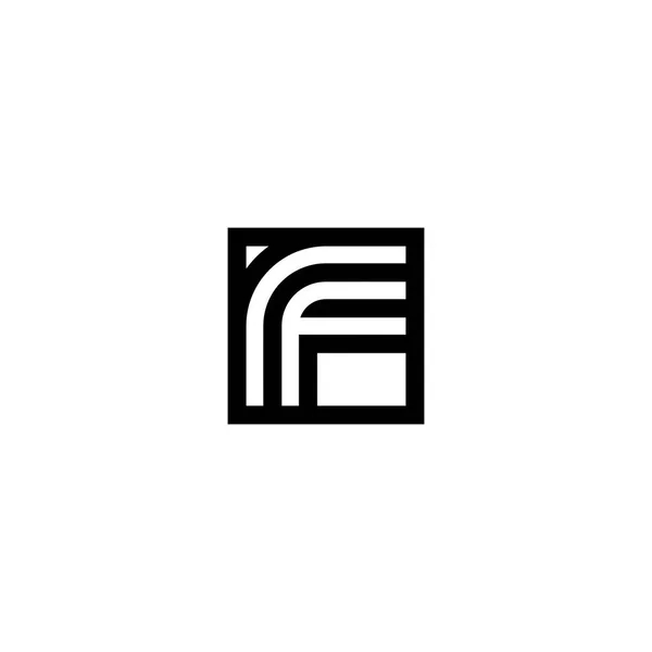 Line Vector Logo Letter F. F Letter Design Vector Lines