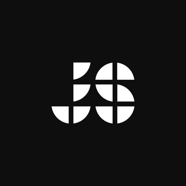 Modern Vektör Logo Mektup Mektup Tasarlamak Vektör — Stok Vektör