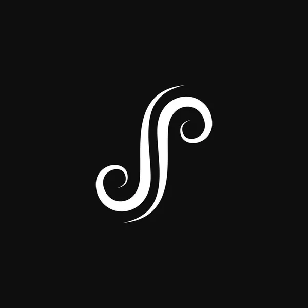 Modern vektör Logo mektup Js. Js mektup tasarlamak vektör