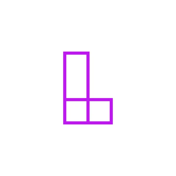 Σύγχρονη Διάνυσμα Λογότυπο Επιστολή Ροζ Γραμμή Επιστολή Σχεδιασμό Διάνυσμα Διάνυσμα Αρχείου