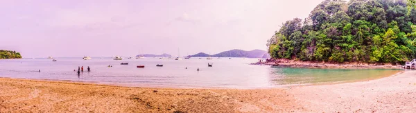 Mycket Vacker Panoramautsikt Över Yon Eller Yon Bay Phuket Thailand — Stockfoto