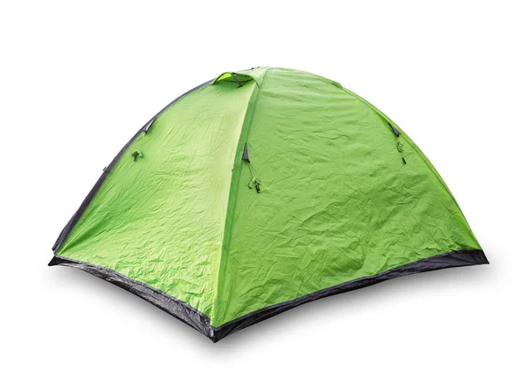 绿色旅游帐篷 — 图库照片