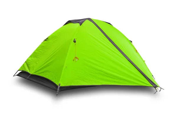 녹색 관광 텐트 — 스톡 사진