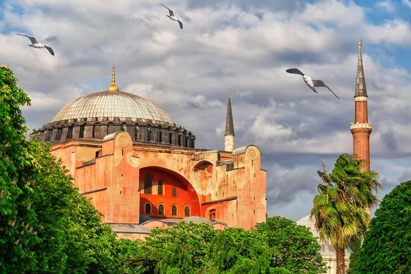 Moskén hagia Sofia i istanbul, Turkiet — Stockfoto