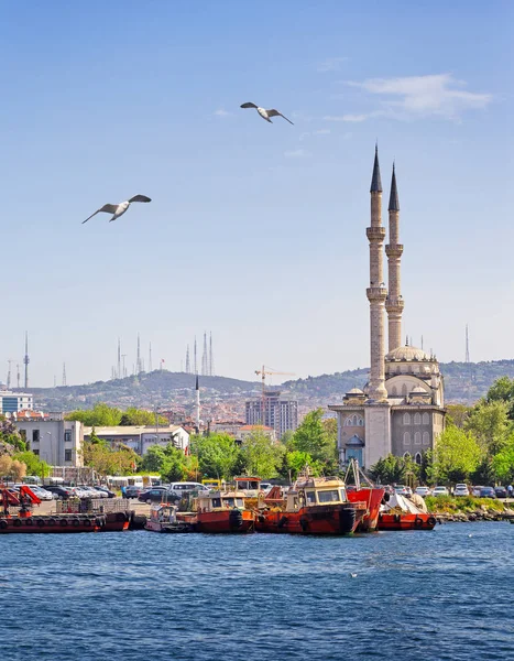 Mezquita en la costa de Estambul — Foto de Stock