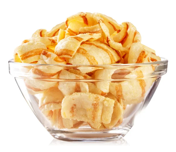 Chips en placa transparente — Foto de Stock