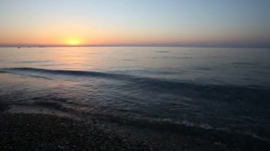 Kaplumbağa Plajı üzerinde Şafak