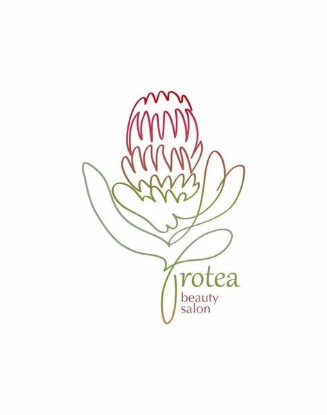 Güzel çiçek logosu