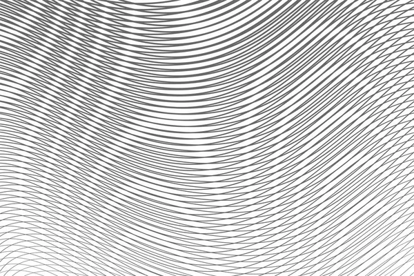 Monochrome fond gradient abstrait avec effet moire . — Image vectorielle