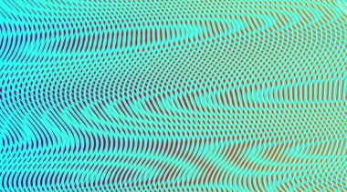 Vektör mavi yeşil arka plan moire etkisi ile