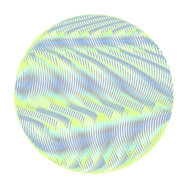 アート要素。輝くグラデーション色のベクトル円の形 — ストックベクタ