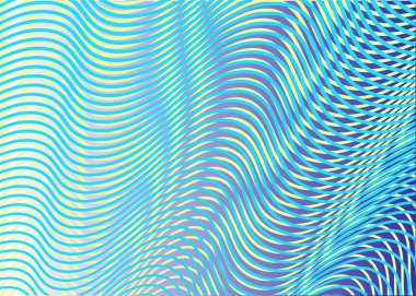 Holografik moire efektli yumuşak gradyan açık mavi arkaplan.