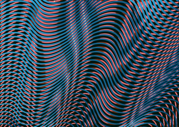 柔らかいムーア効果のある色線のグラデーション抽象的なテクスチャの背景. — ストックベクタ