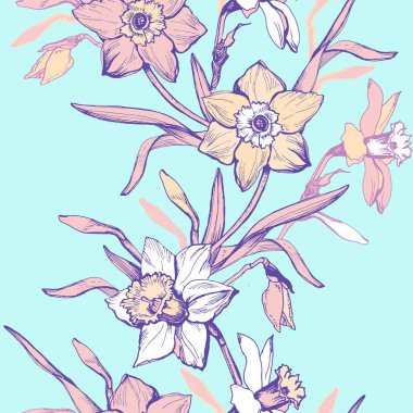 İlkbahar çiçekleri ve yaprak nergisleri modayı takip ediyor..