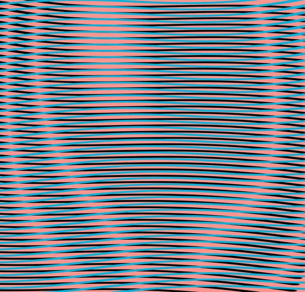 Afgeronde golvende lineaire abstracte textuur met volume-effect.. — Stockvector