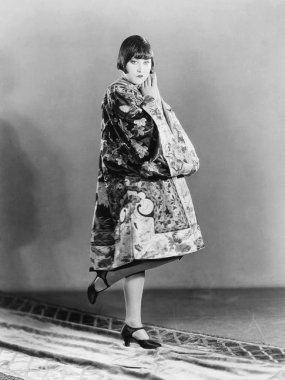 Bobin saç güzellik bir salıncak kat modelleme