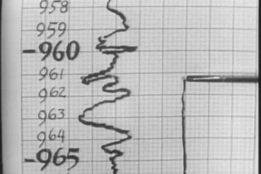 Hassas derinlik recorder grafik, 1950'lerde Close-up