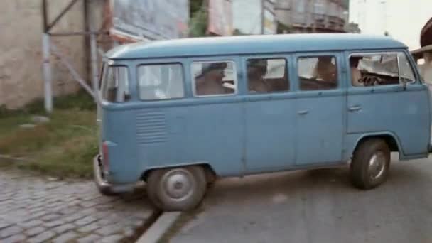 Soldados Furgoneta Conduciendo Por Carretera Brasil 1980 — Vídeos de Stock