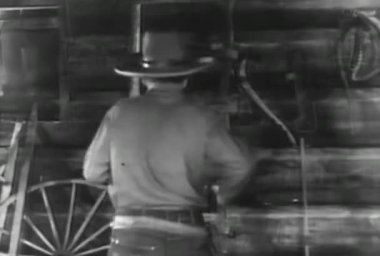 1930'larda, kabinde tavan için Merdiven tırmanma kovboy