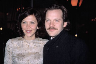 Maggie Gyllenhaal ve Peter Sarsgaard Inceleme Ulusal kurulu, NYC, 1/14/2003, CJ Contino tarafından.