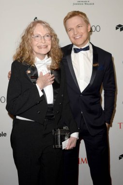 Ronan Farrow, Mia Farrow at arrivals for TIME 100 Gala, Jazz at Lincoln Center''s Frederick P. Rose Hall, New York, NY April 24, 2018. Photo By: Kristin Callahan/Everett Collection clipart