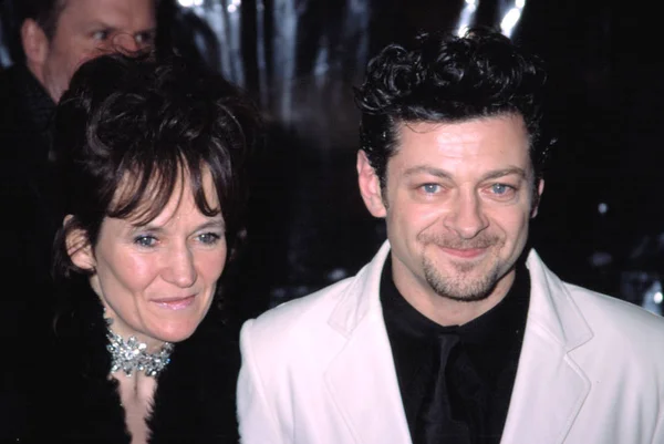 Andy Serkis Wife Premiere Lord Rings Two Towers 2002 Contino — стоковое фото