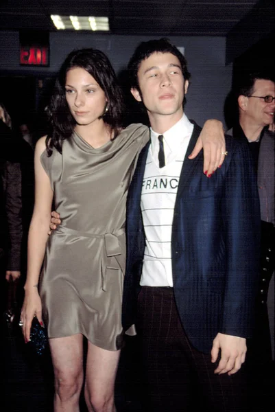 Sara Rivas Joseph Gordon Levitt Premieren Manic 2003 Nyc Contino — Stock Fotó