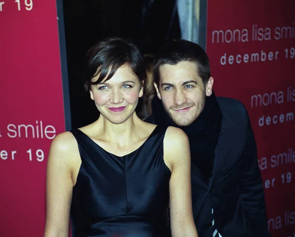 Jake Maggie Gyllenhaal Estreia Mona Lisa Smile 2003 Por Janet — Fotografia de Stock