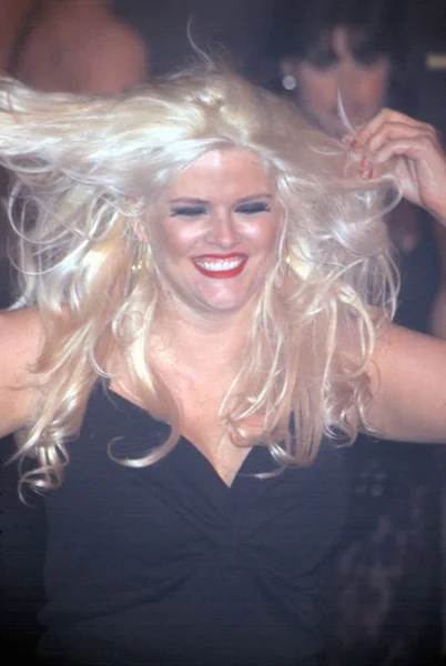 Anna Nicole Smith Lane Bryant Lingerie Mode Show — Stockfoto