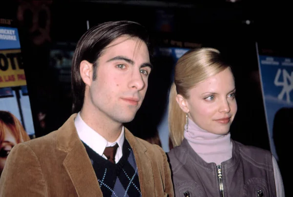 Jason Schwartzman Mena Suvari Bij Premiere Van Gesponnen 2003 Door — Stockfoto