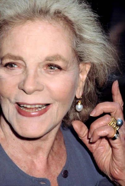 Lauren Bacall Estreno Widowmaker 2002 — Foto de Stock