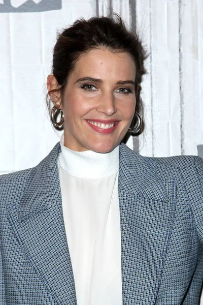 Cobie Smulders Körülbelül Aol Build Sorozat Celebrity Candids Wed Aol — Stock Fotó