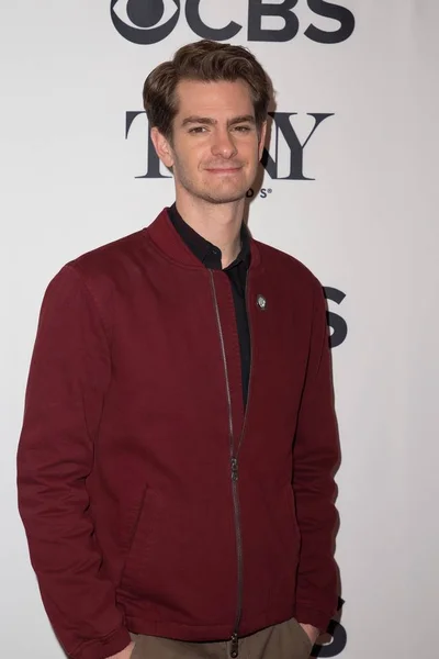 Andrew Garfield Arrivals 2018 Tony Awards Meet Nominees Press Junket — Stock Photo, Image