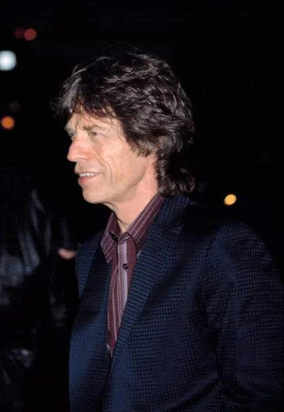 Mick Jagger Estreno Enigma 2002 — Foto de Stock