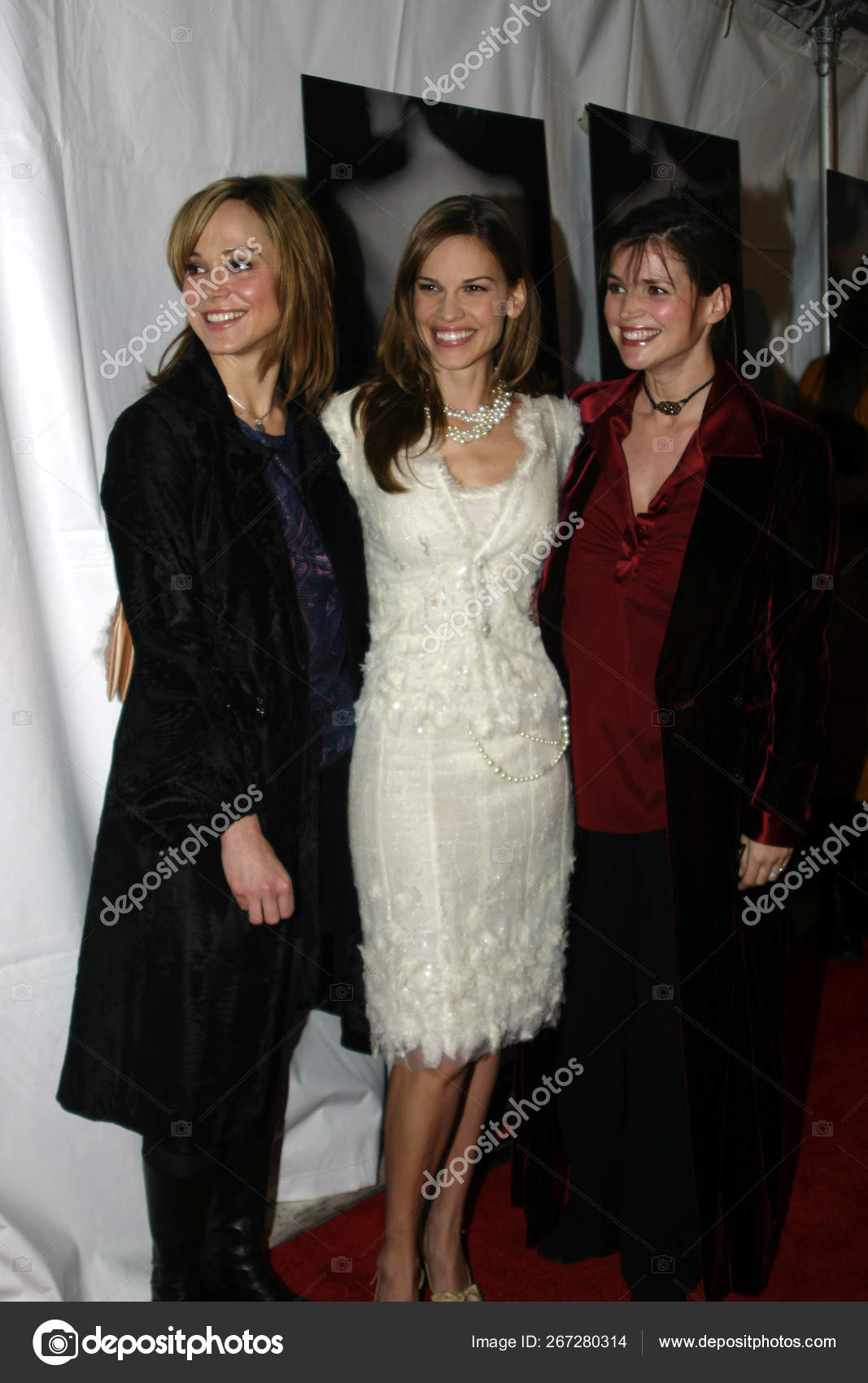 Frances O'connor Hilary Swank Juila Ormond Screening Iron Jawed Angels — Stock Editorial Photo
