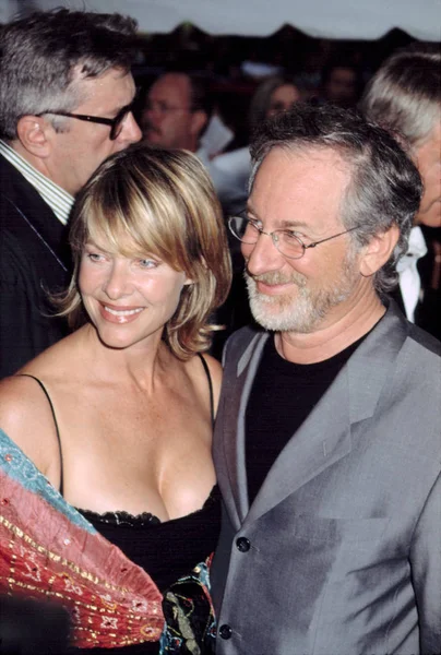 Kate Capshaw Steven Spielberg Estreno Road Perdition 2002 Por Contino — Foto de Stock