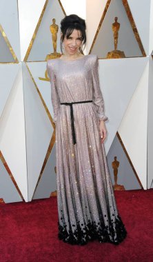 Sally Hawkins (Armani Prive elbisesi giyiyor) 90. Akademi Ödülleri için gelenler-gelenler 2, Hollywood ve Highland Center 'da Dolby Theatre, Los Angeles, CA Mart 4, 2018. Fotoğraf: Elizabeth Goodenough/Everett Collection